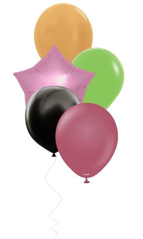 Ballonbouquet aus 1 Folienstern und 4 Latexballons Ballonbouquet aus 1 Folienstern und 4 Latexballons
