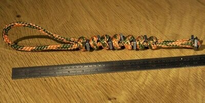 Multi coloured Lanyard with Mech Nuts