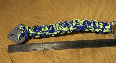 Multi coloured Lanyard with Mech Tab and Key ring