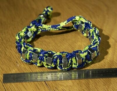 Adjustable Wristband/lanyard (colour variant 6) with Nuts