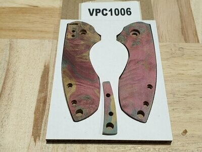 HH Pilar Scales in 5mm Curved Maple Burl (Lot #VPC1006)