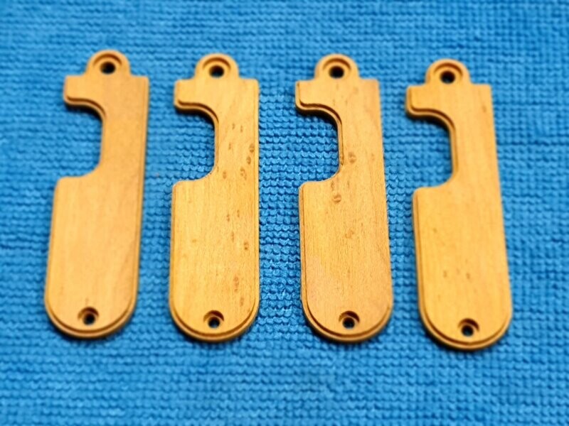 BF Bean G2 Scale in 3.5mm Aztec Gold Birdseye Maple ( VPC Stock Item)