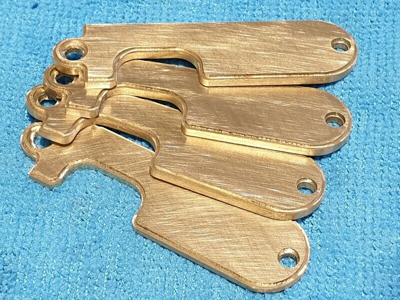 BF Bean Gen2 in 3mm in Brass (Configurable Finishes) (VPC Stock Item)