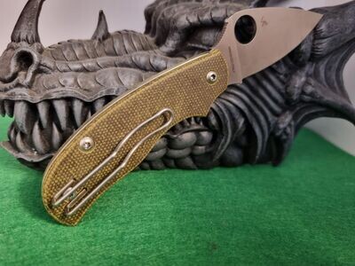 Urban Scales in 3mm Olive Green Canvas Micarta
