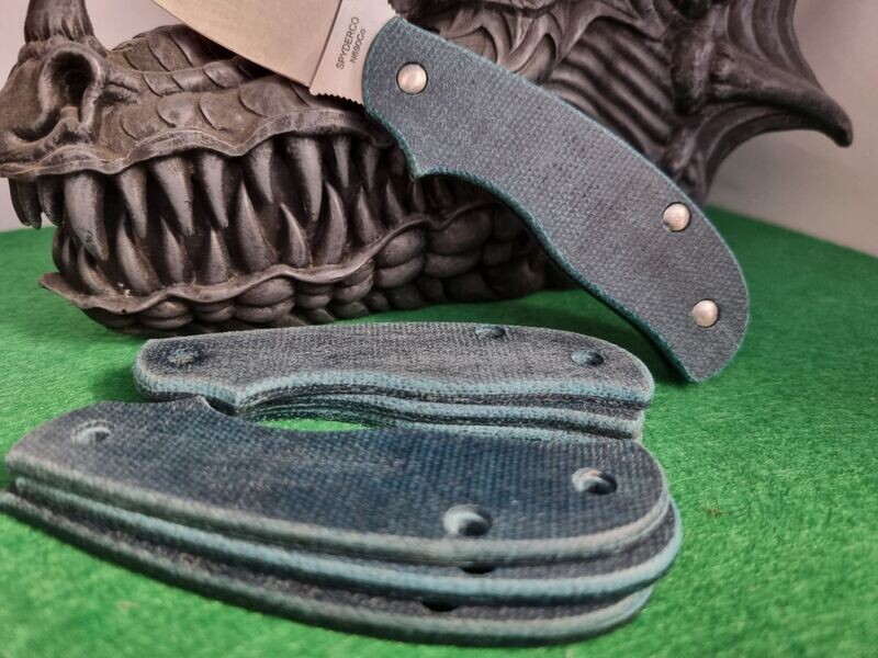 Urban Scales in 3mm Teal Blue Canvas Micarta Urban Scales in 3mm Teal Blue Canvas Micarta