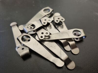 Titanium 3 screw deep carry Belt / Pocket Clips (Fits Para 2 Etc)