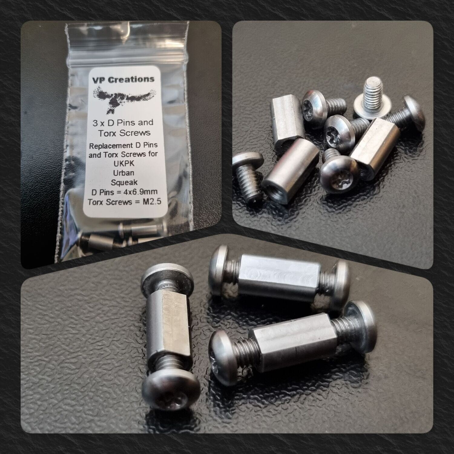 Replacement Torx Screws & Barrel Pins (Spyderco)
