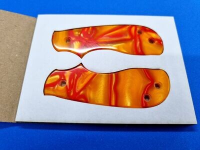 Squeak Scales in 3.1mm Kirinite (Orange Sunspot)