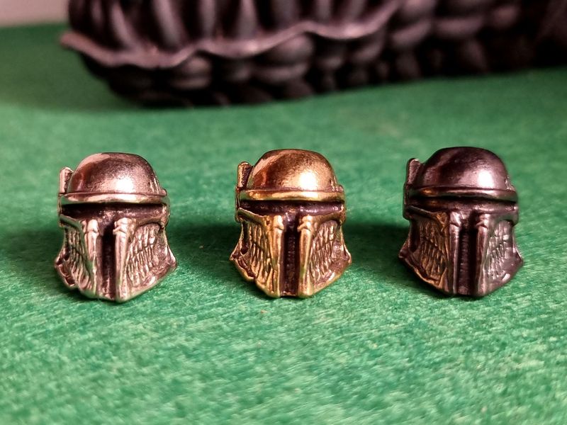 Mando Helmet Lanyard Beads