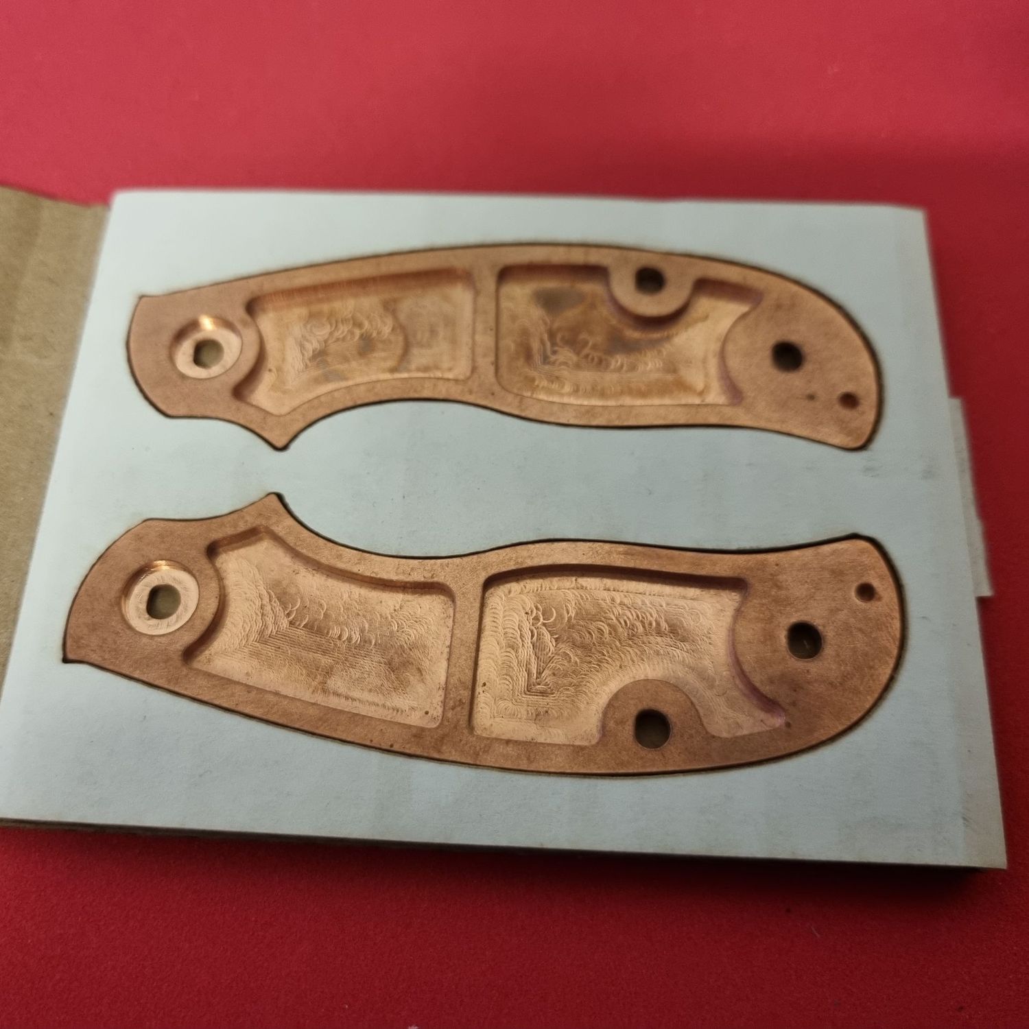 Urban Scales in 3mm Copper with reduced weight & bearings (Mill finish)