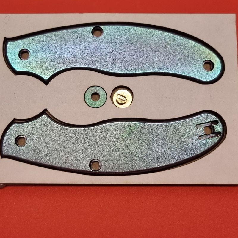 UKPK 3 pin Scales in 3mm Anodised Titanium UKPK 3 pin Scales in 3mm Anodised Titanium