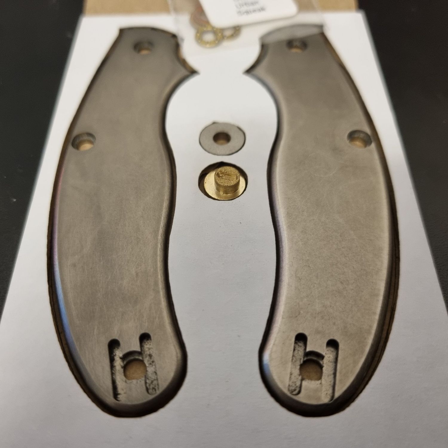 UKPK 3 pin Scales in 3mm Dressed Titanium