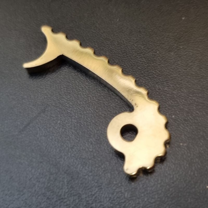 UKPK Castellated Back Spacer in Brass (Polished) UKPK Castellated Back Spacer in Brass (Polished)