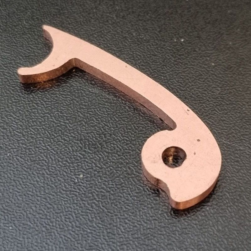 UKPK Flush Fit Back Spacer in Copper (Mill Finish)