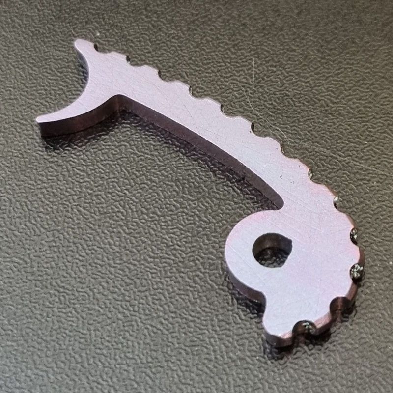 UKPK Castellated Back Spacer in Titanium (Anodised)