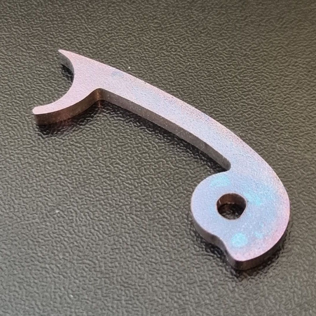 UKPK Castellated Back Spacer in Titanium (Anodised)