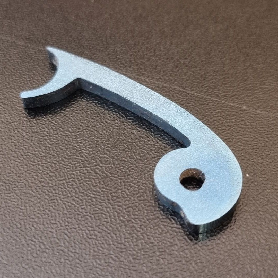 UKPK Castellated Back Spacer in Titanium (Anodised)