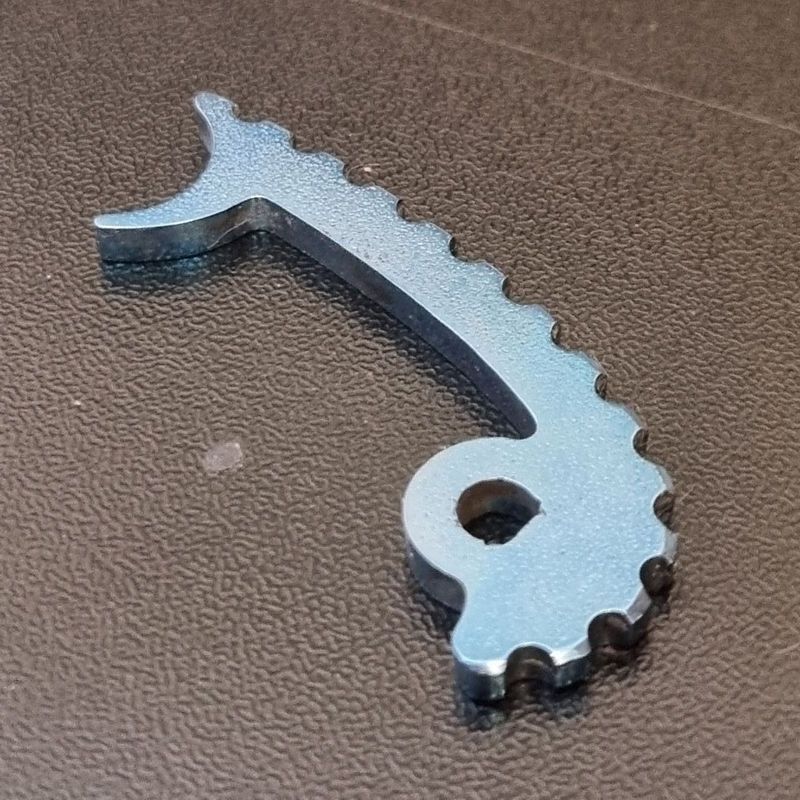 UKPK Castellated Back Spacer in Titanium (Anodised)