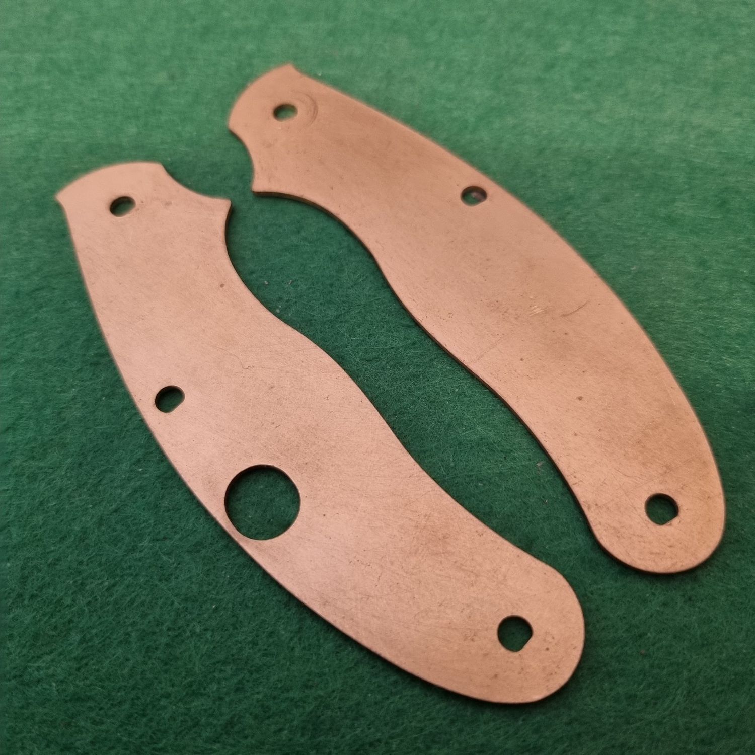 UKPK 3 Pin V2 Ergo and V2 Flat Liners in Brass (Mill Finish)