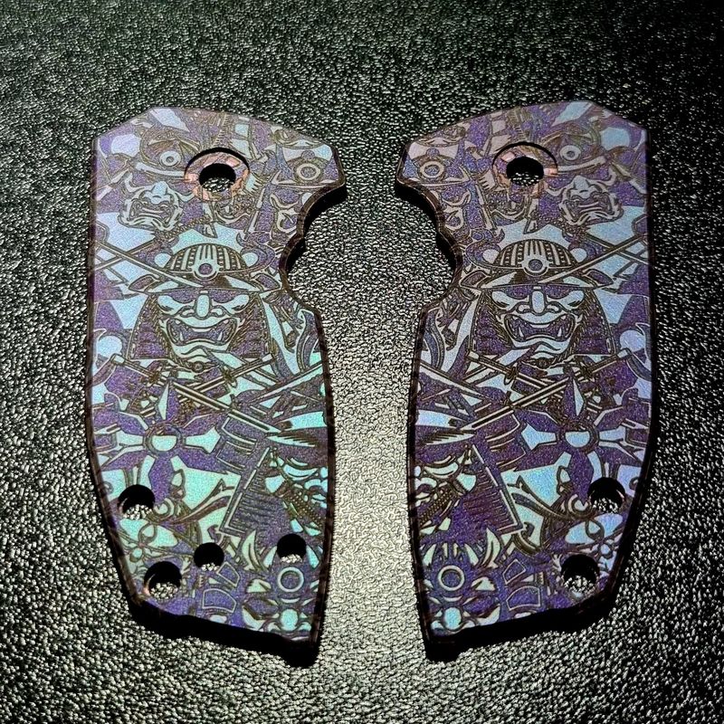 Squid Compact Scales in Blurple Samurai Anodised Titanium