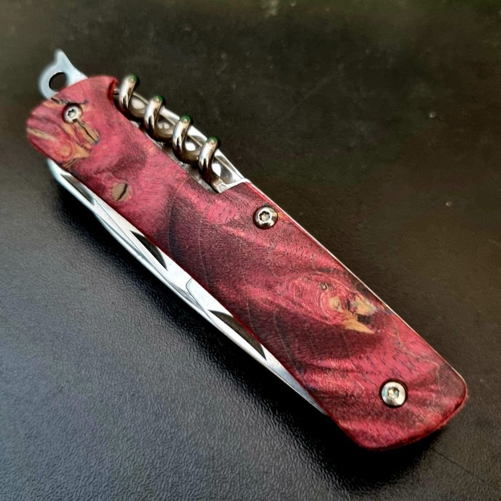 Tech Tool 2/3/4 Scales in 3.2mm Curved  Maple Burl (2nds)