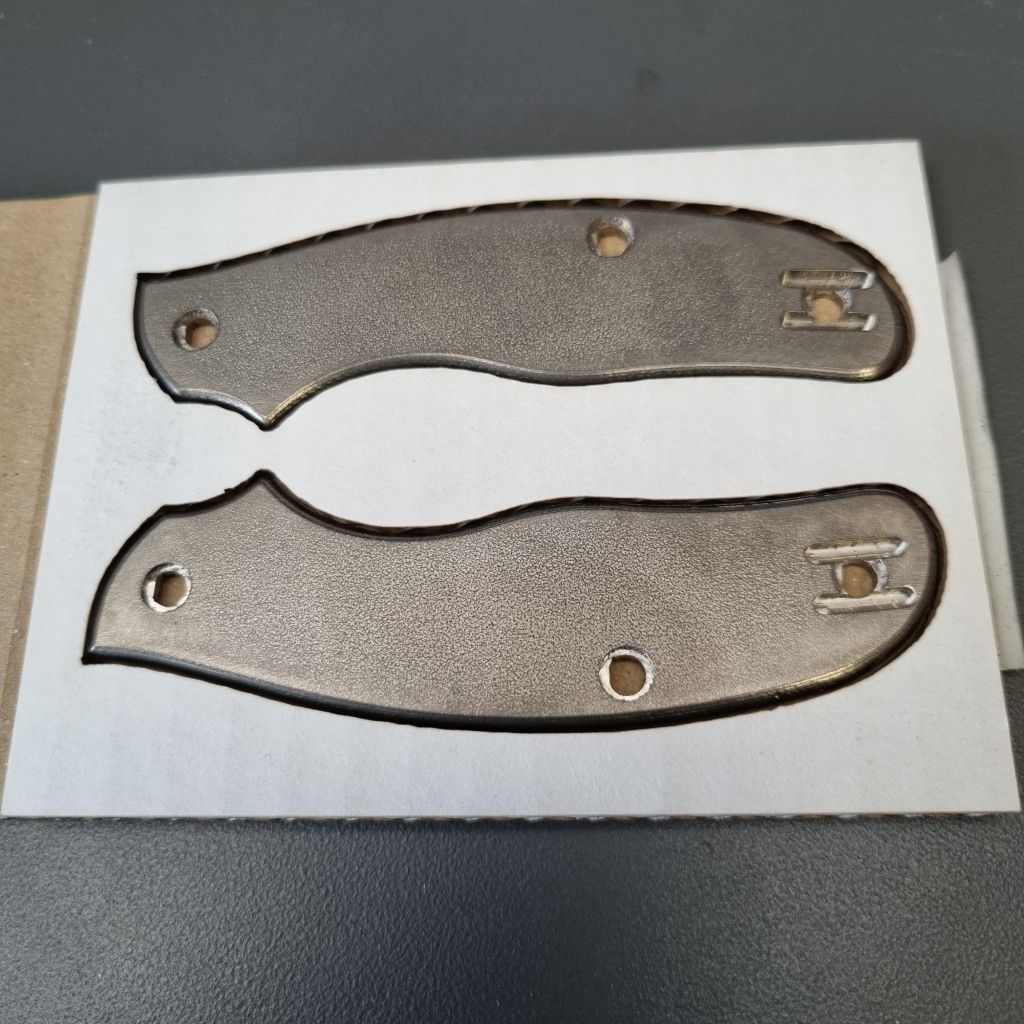 Metropolitan Scales in 3mm Mill Finish Titanium (Chamfered Edge)