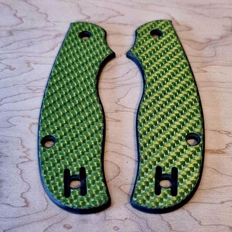 Urban Scales in 3mm Carbon Fibre (3K Twill Green)