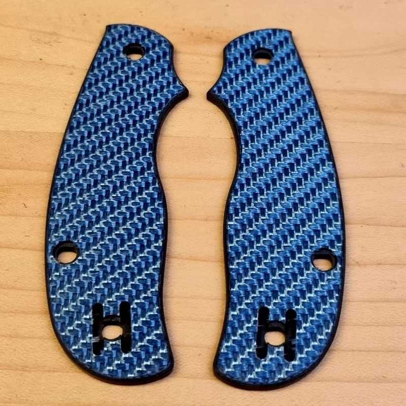 Urban Scales in 3mm Carbon Fibre (3K Twill Blue)