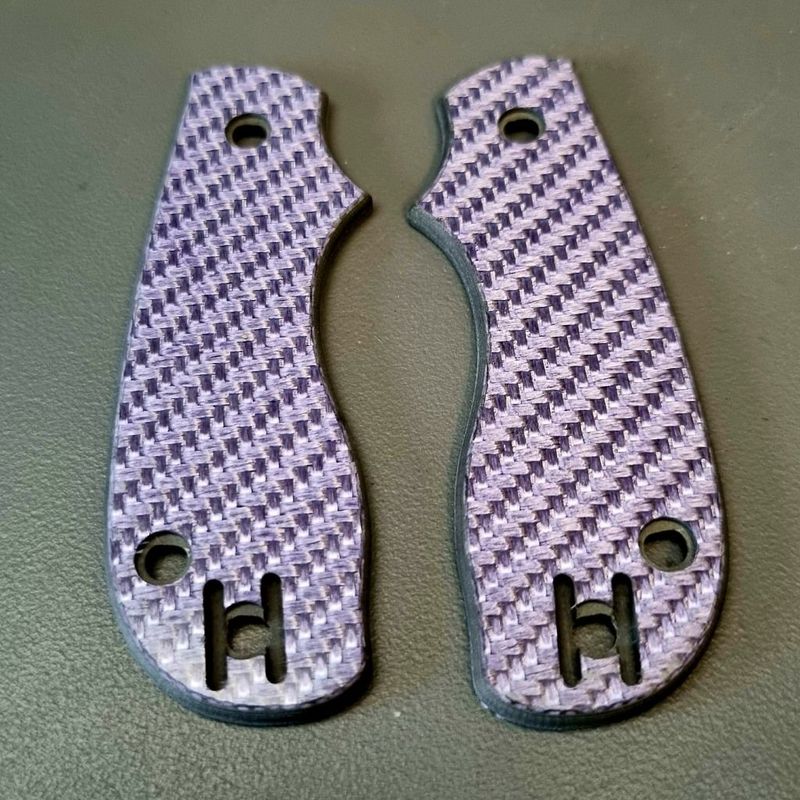 Squeak Scales in 3mm Carbon Fibre (3K Twill Purple)