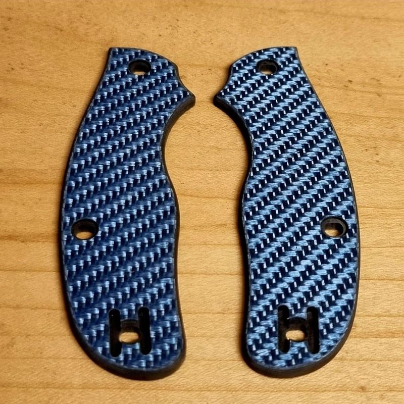 Metropolitan Scales in 3mm Carbon Fibre (3K Twill Blue)