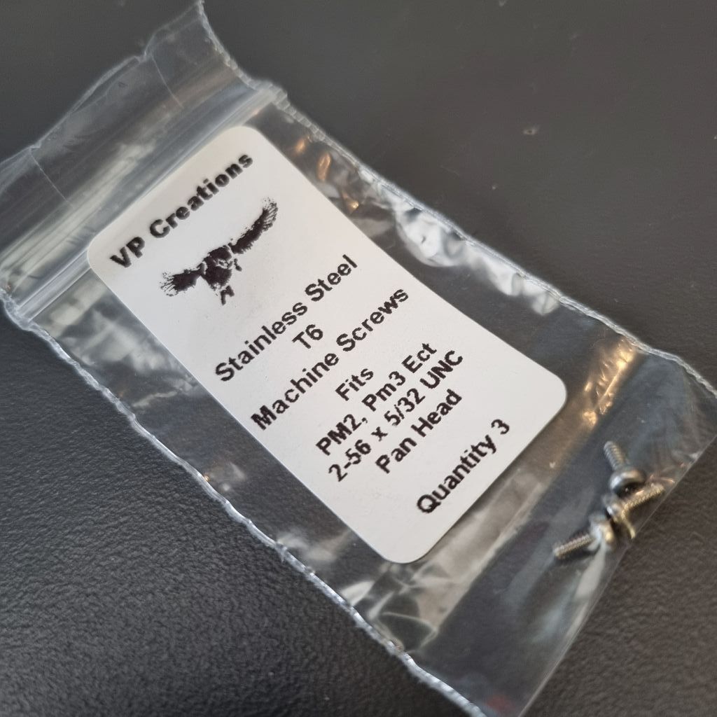 Replacement 2-56 Torx Screws for pocket clip (Spyderco) Replacement 2-56 Torx Screws for pocket clip (Spyderco)