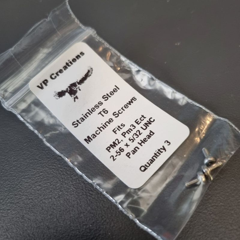 Replacement 2-56 Torx Screws for pocket clip (Spyderco) Replacement 2-56 Torx Screws for pocket clip (Spyderco)