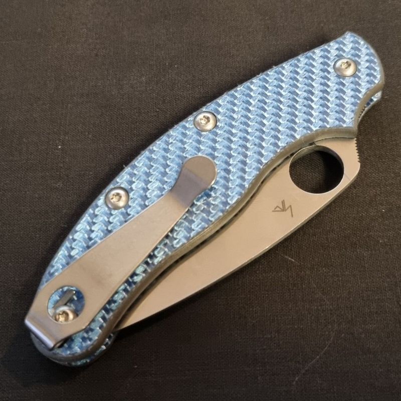 UKPK 4 pin Scales in 3mm Carbon Fibre Blue/Black