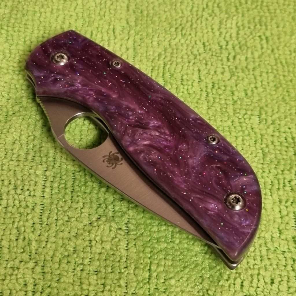 Chaparral Slipit Scales in 2.75mm Cast Acrylic (Blurple  Nebula)