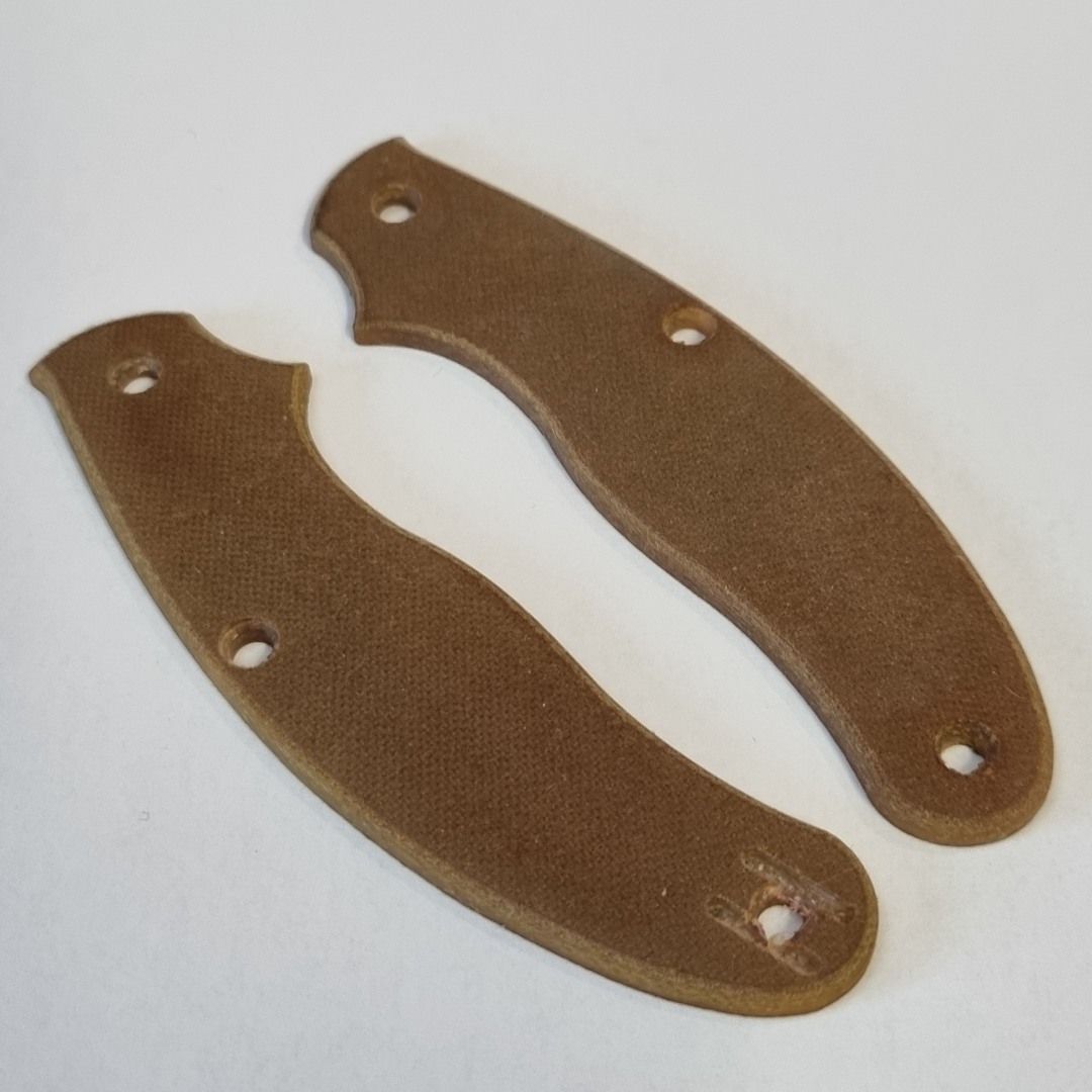 UKPK 3 pin Scales in 3mm G10 Coyote Brown, (VPC Stock Item)