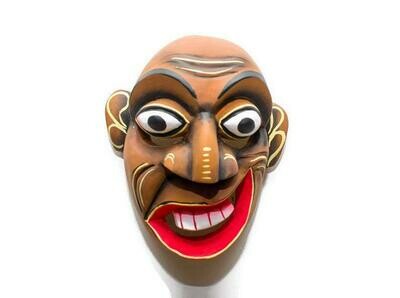 Handmade Stunning Fork Play Cultural Wood Wall Hanging Sanni Mask