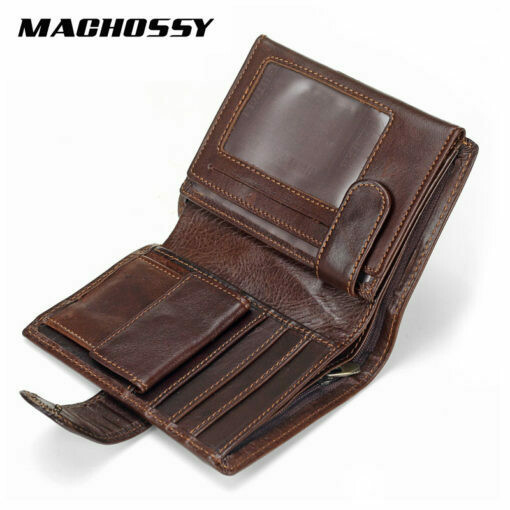 Genuine Oil Wax Cowhide Leather Wallets