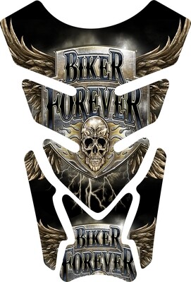 Biker Forever Retro Motor Bike Tank Pad. Universal Fit