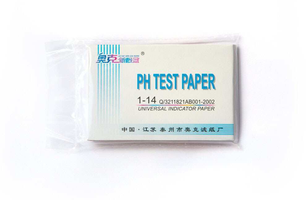 pH-тест: лакмусовая индикаторная бумага pH 1-14