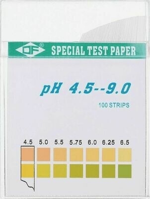 Индикаторные тест-полоски для определения pH 4.5-9.0