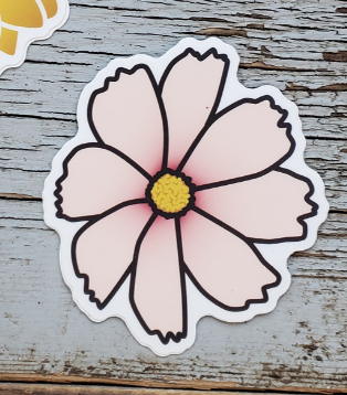 Cosmo Flower Sticker