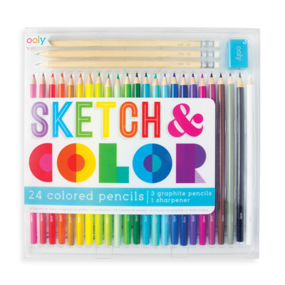 Sketch and Color Pencils 