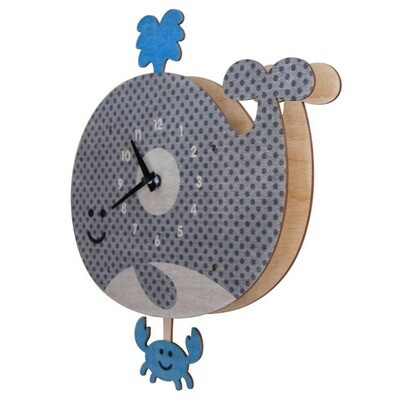 Whale Pendulum Clock