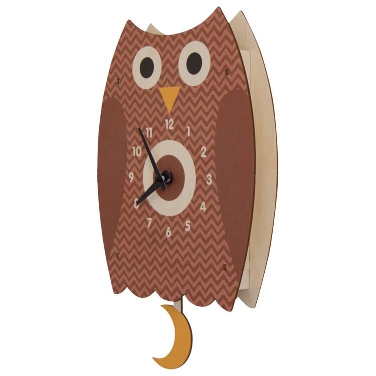 Owl Pendulum Clock