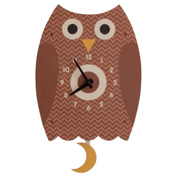 Owl Pendulum Clock