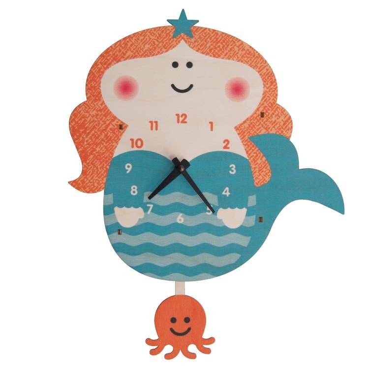 Mermaid Pendulum Clock