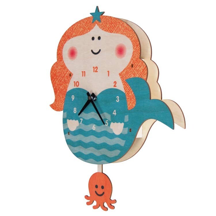 Mermaid Pendulum Clock