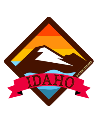 Idaho Retro Decal