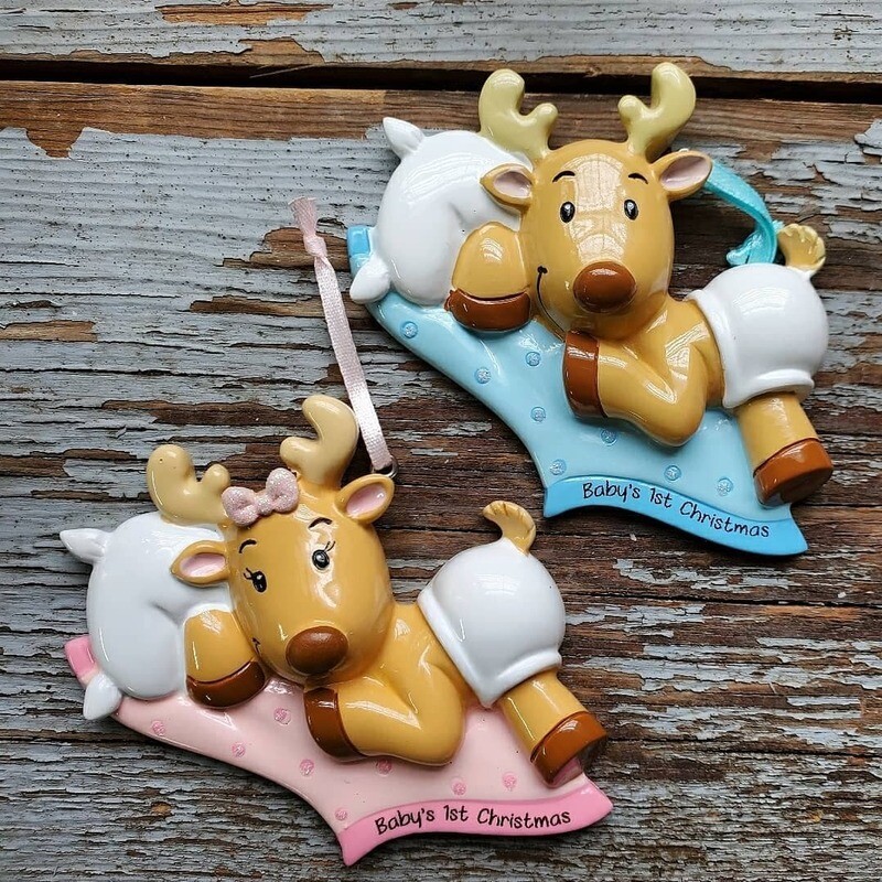 Baby pink reindeer