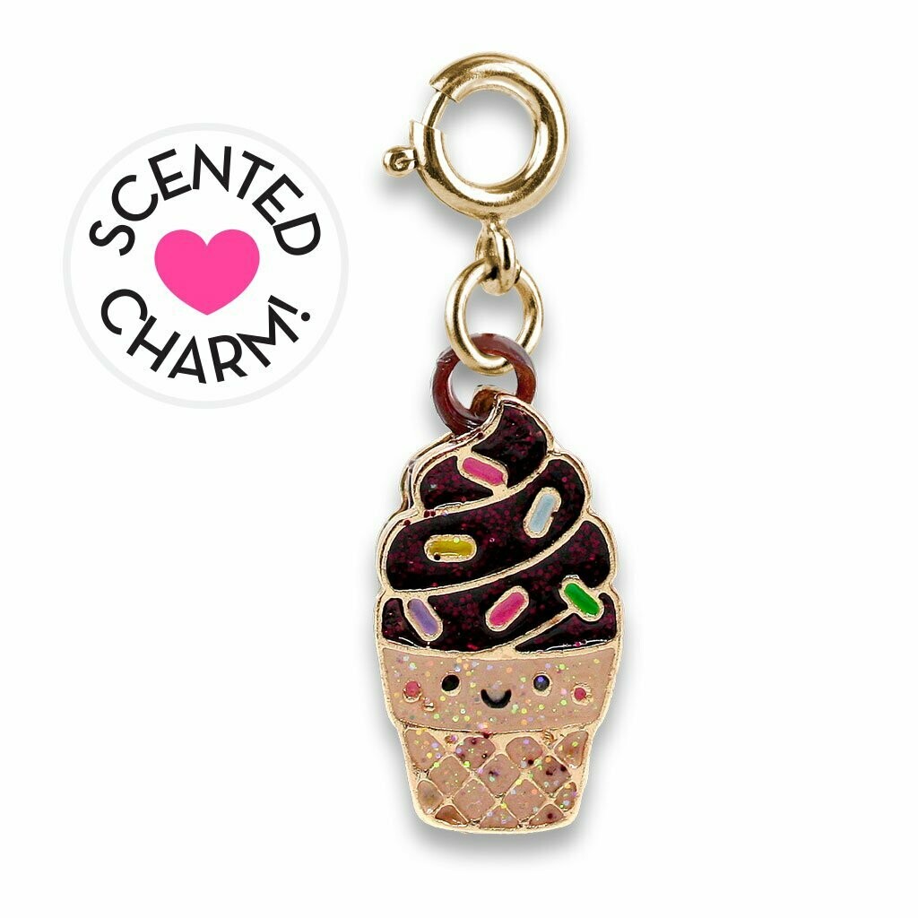 Gold Scented Chocolate Soft Serve Charm